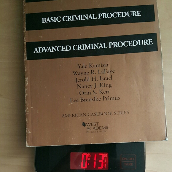 Book: Modern, Basic, & Advanced Criminal Procedure - Picture 3 of 3